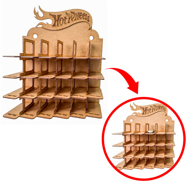 Exhibidor Organizador PARA Hot Wheels 1:64 – Varios Modelos