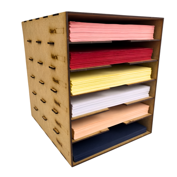 Organizador de Hojas MDF Armable para Carta y Oficio – Varios Modelos