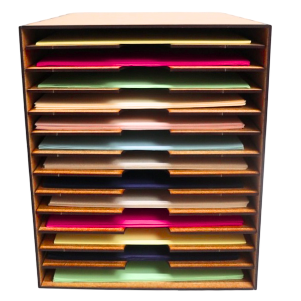 Organizador de Hojas MDF Armable para Carta y Oficio – Varios Modelos