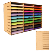 Organizador de Hojas MDF Armable para Carta y Oficio – Varios Modelos