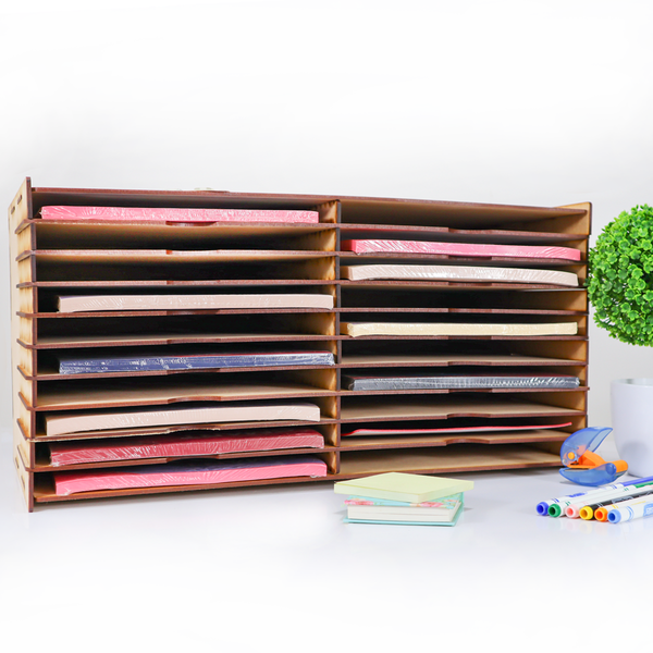 Organizador de Hojas MDF Armable para Carta y Oficio – Varios Modelos