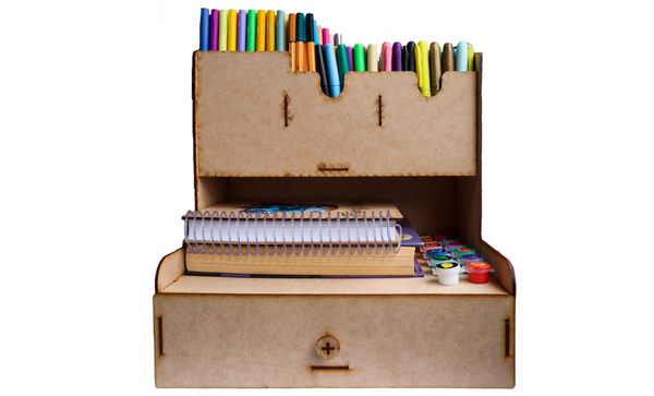 Organizador de Papleria, Plumones y Marcadores MDF – Varios Modelos