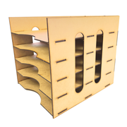 Organizador de Hojas MDF Armable para Carta y Oficio – Varios Modelos