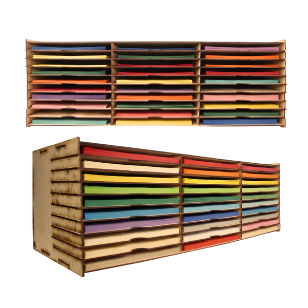 Organizador de Hojas MDF Armable para Carta y Oficio – Varios Modelos