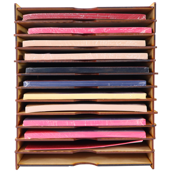 Organizador de Hojas MDF Armable para Carta y Oficio – Varios Modelos