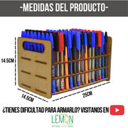Organizador de Papleria, Plumones y Marcadores MDF – Varios Modelos