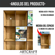 Exhibidor Organizador para Funko Pop MDF – 9 Espacios