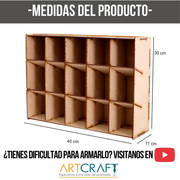 Organizador de Papleria, Plumones y Marcadores MDF – Varios Modelos