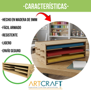 Organizador de Cartulinas MDF Armable
