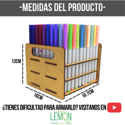 Organizador de Papleria, Plumones y Marcadores MDF – Varios Modelos