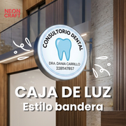 Caja de luz tipo bandera